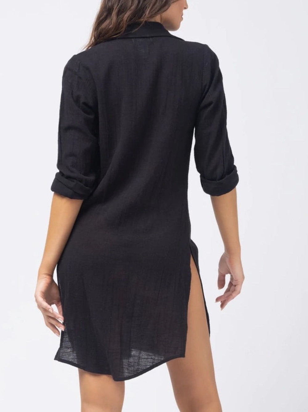 L*SPACE PALISADES Cover Up in Black NWT S